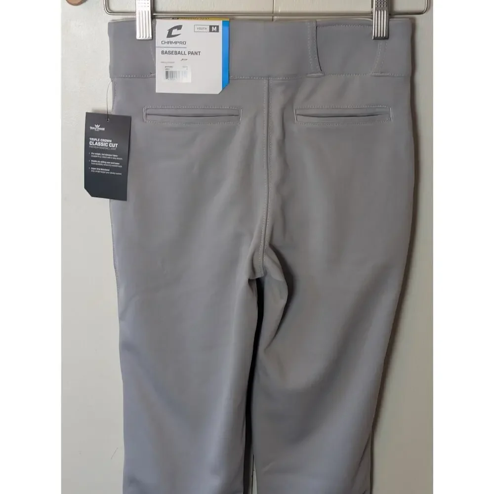Champro Baseball Gray Pants Youth Medium